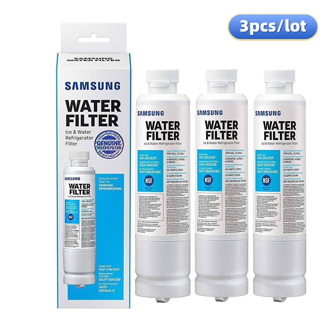 DA29-00020B Refrigerator Water Filter Compatible with Samsung  DA29-00020A/B, HAF-CIN/EXP, RF28HFEDBSR,DA29-00020B-1