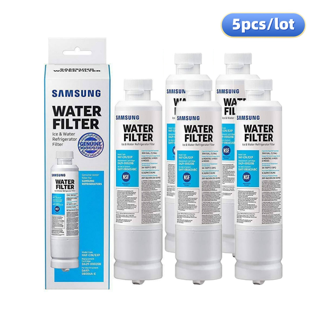 DA29-00020B Refrigerator Water Filter Compatible with Samsung  DA29-00020A/B, HAF-CIN/EXP, RF28HFEDBSR,DA29-00020B-1