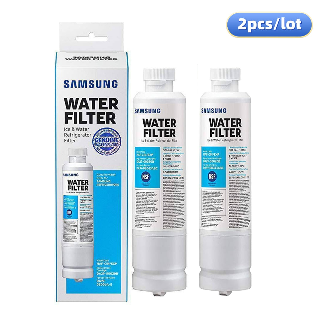 DA29-00020B Refrigerator Water Filter Compatible with Samsung  DA29-00020A/B, HAF-CIN/EXP, RF28HFEDBSR,DA29-00020B-1