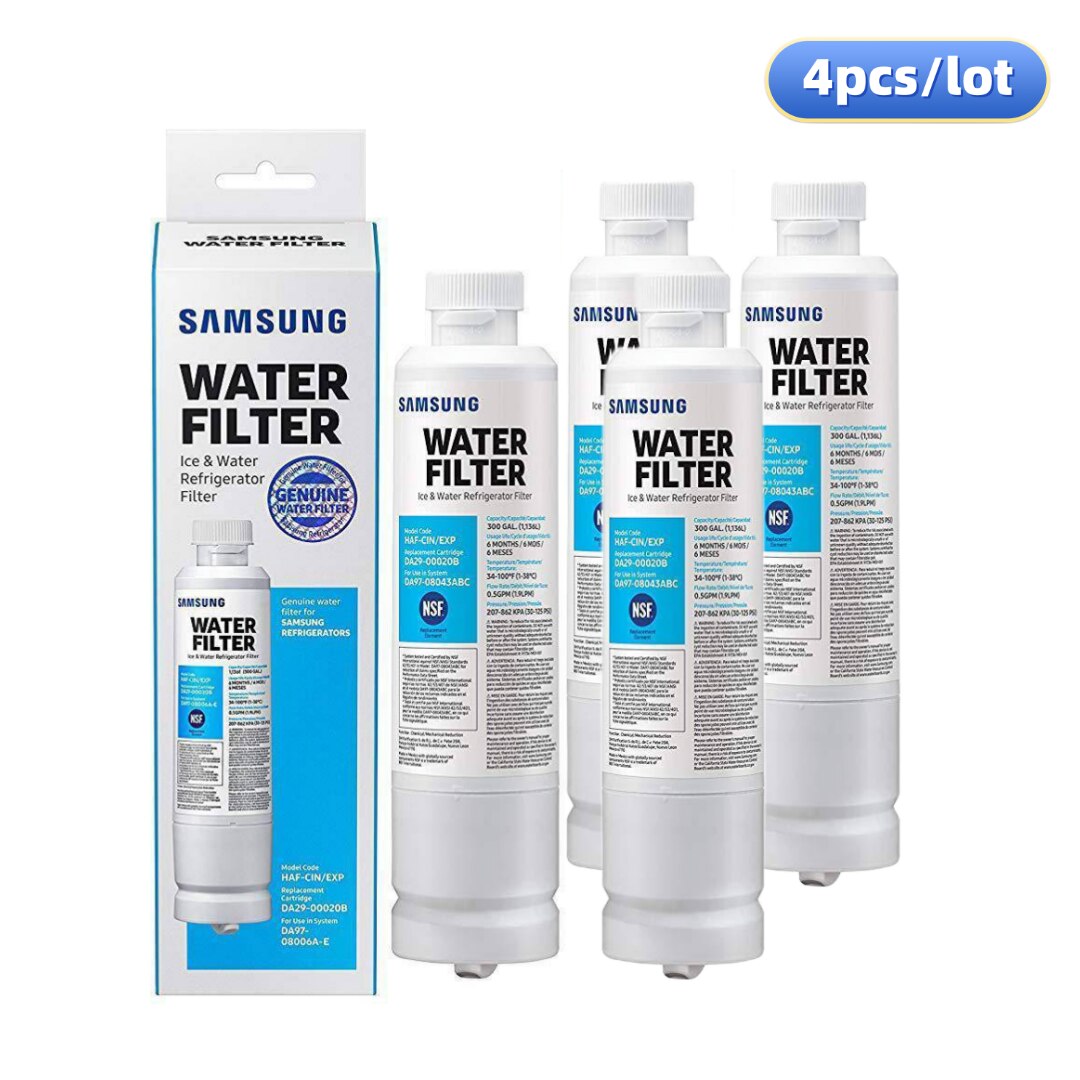 DA29-00020B Refrigerator Water Filter Compatible with Samsung  DA29-00020A/B, HAF-CIN/EXP, RF28HFEDBSR,DA29-00020B-1