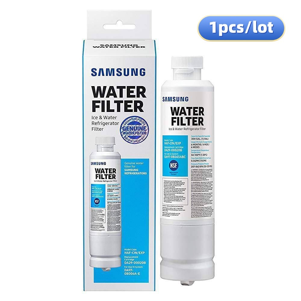 DA29-00020B Refrigerator Water Filter Compatible with Samsung  DA29-00020A/B, HAF-CIN/EXP, RF28HFEDBSR,DA29-00020B-1