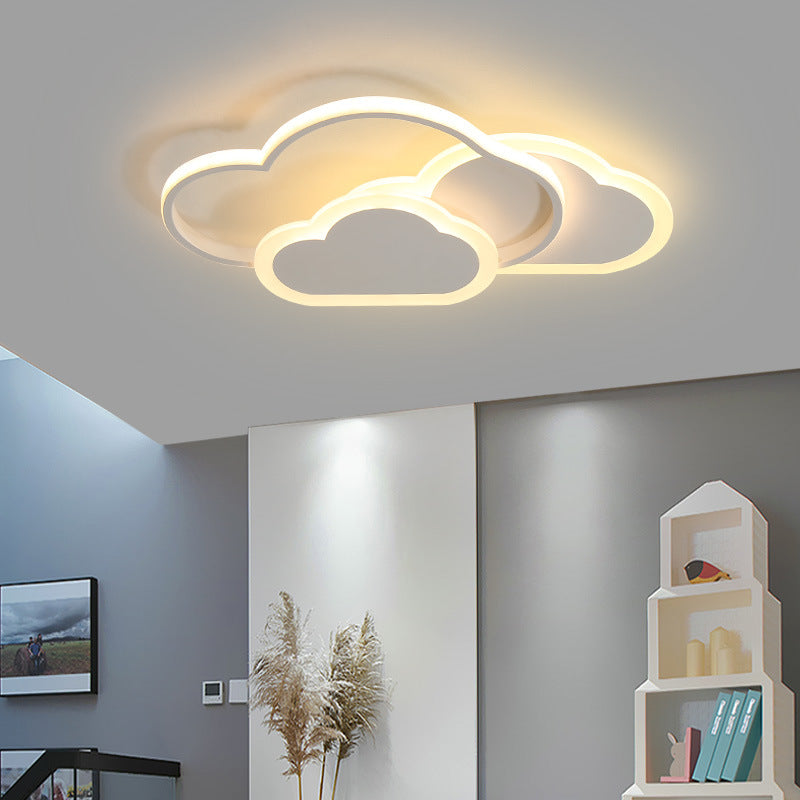 LED Modern Simple Warm And Lovely Cloud Ceiling Lamp