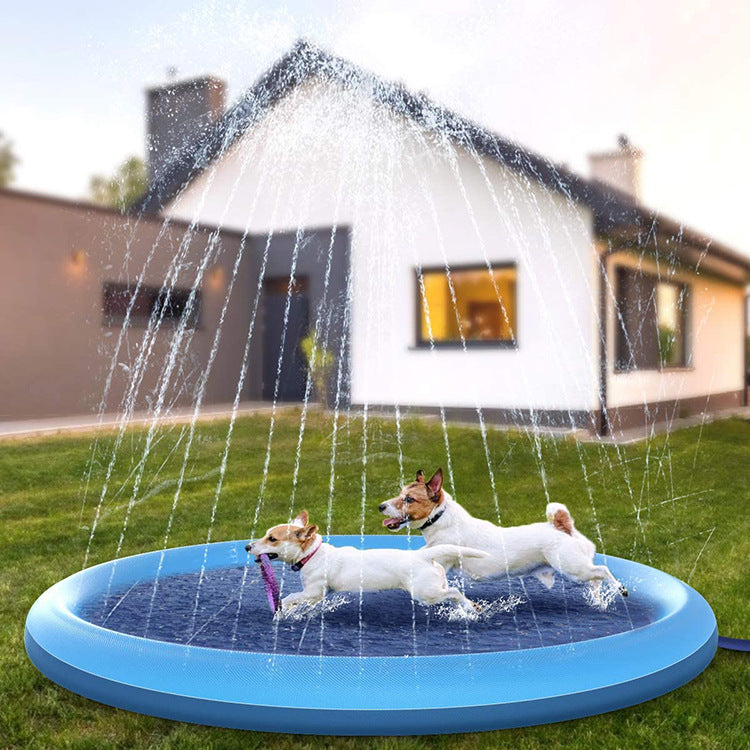 Thickened Pet Water Spray Mat Toy Outdoor Lawn Game Mat