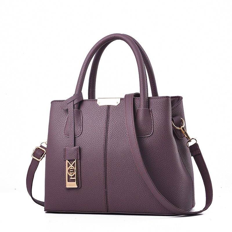 Handbag Middle-Aged Mother Bag Fashion Big Bag Shoulder Bag Messenger Bag Ladies All-Match Bag