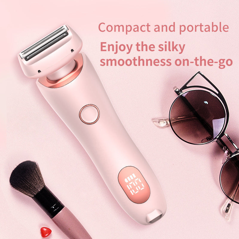 2 In 1 Hair Removal Epilator USB perfect skin Rechargeable Trimmer Women Body Razor Face Leg Armpit Bikini  Shaver Hair Remover