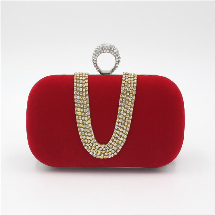 ELEANOR DIAMOND LUXURY CLUTCH BAG