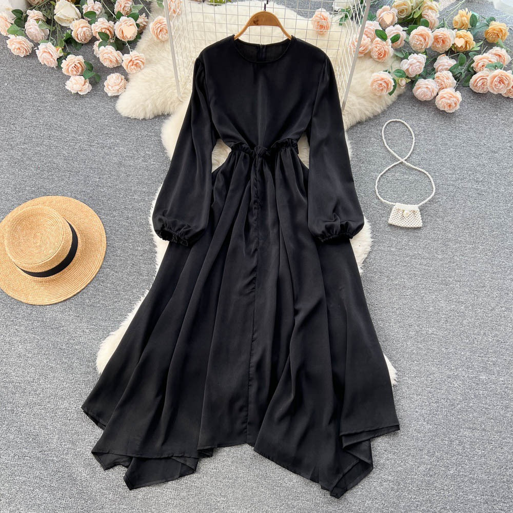 Long Sleeve Dress With Slim Waist