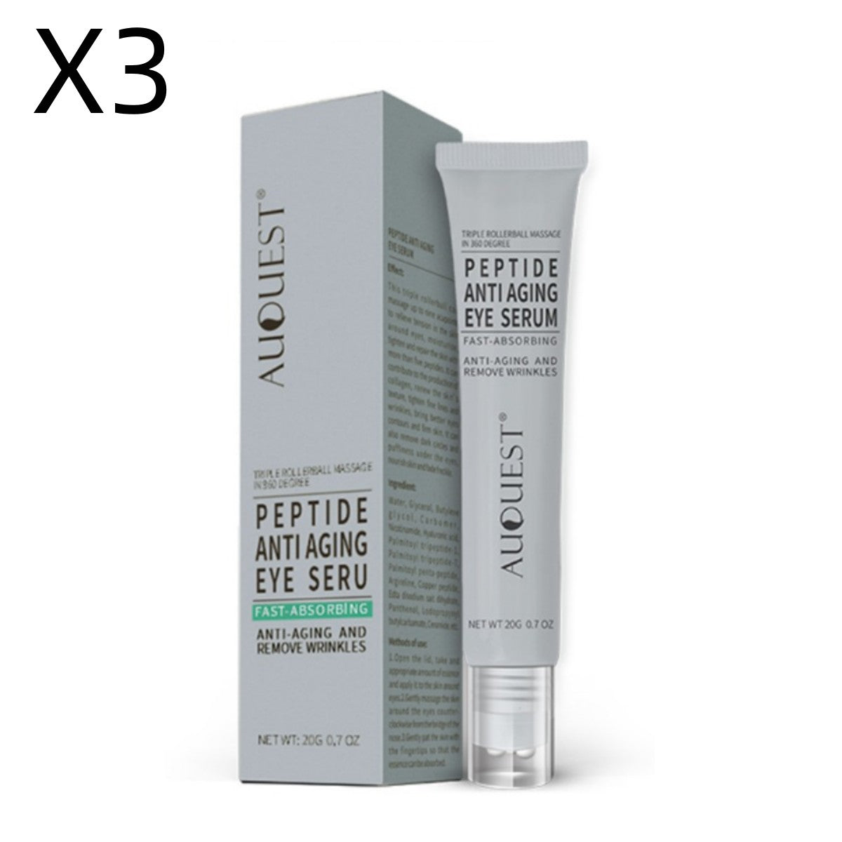 Anti-wrinkle Anti-wrinkle Polypeptide Eye Cream Instant Anti-wrinkle Eye And Neck With Roller cellactive tecnology