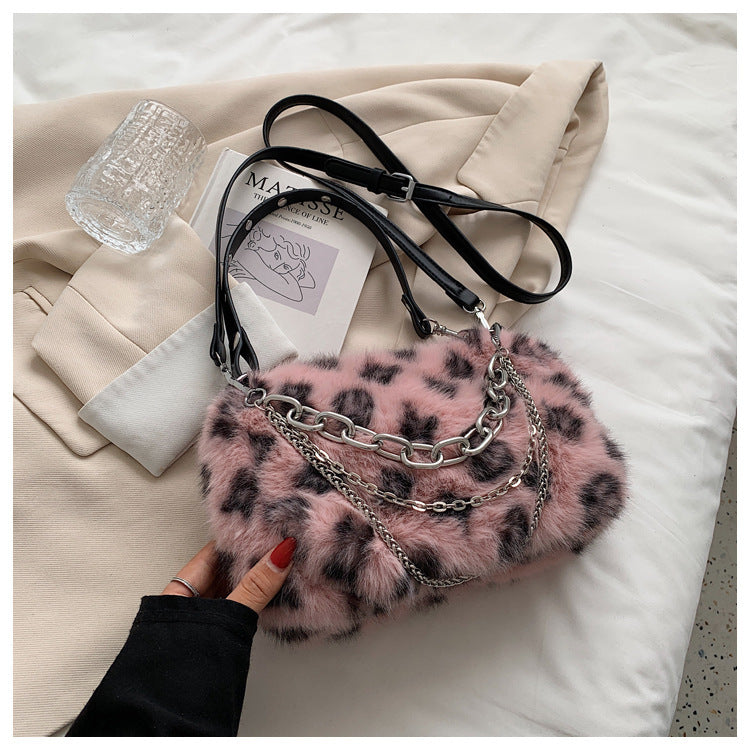 Women Winter Plush Handbags