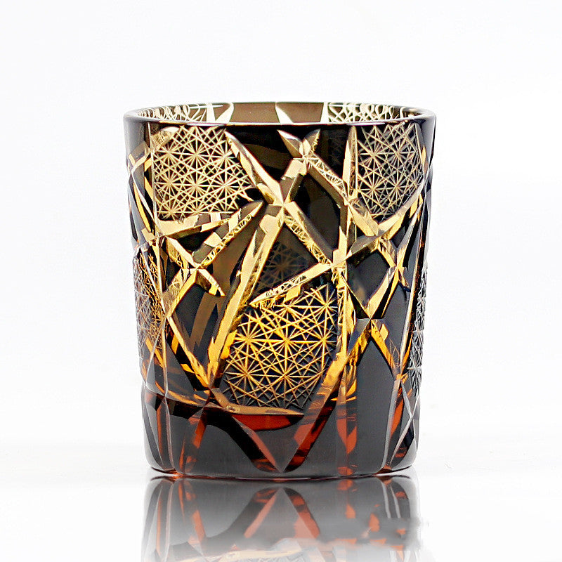 Hand Carved Crystal Glass Cup