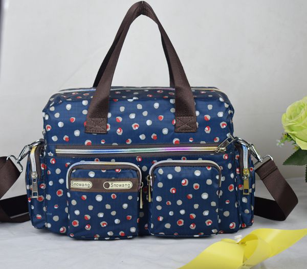 Women's  Flower Cloth Waterproof Portable Shoulder Messenger Bag