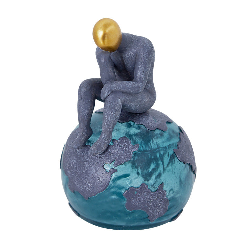 Thinker Art Character Decoration Modern