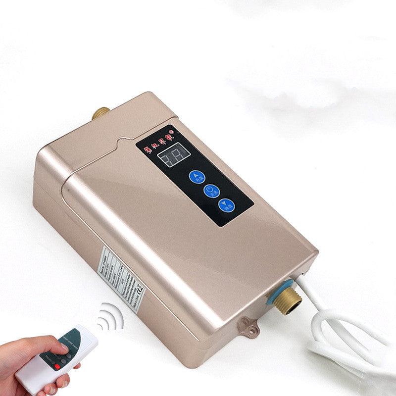 Tank less instant Heating Household Mini Small Inverter Constant Temperature space maker water heater remote control