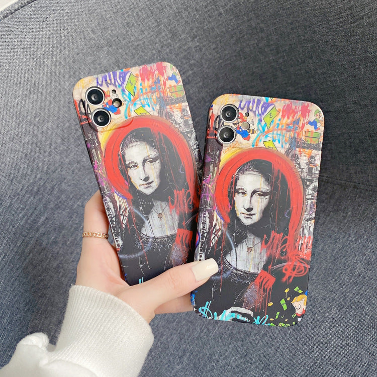 Mona Lisa Mobile Phone Case Shatterproof IMD Soft Shell