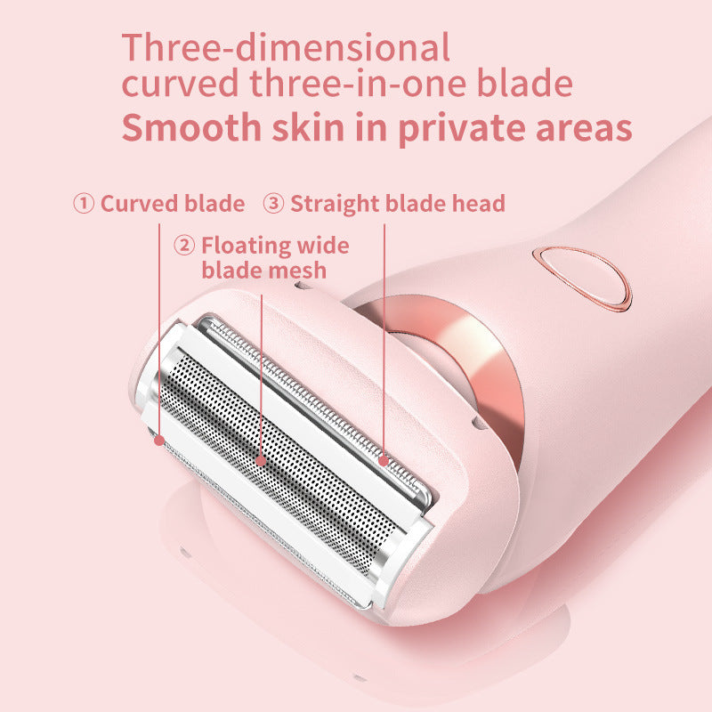 2 In 1 Hair Removal Epilator USB perfect skin Rechargeable Trimmer Women Body Razor Face Leg Armpit Bikini  Shaver Hair Remover