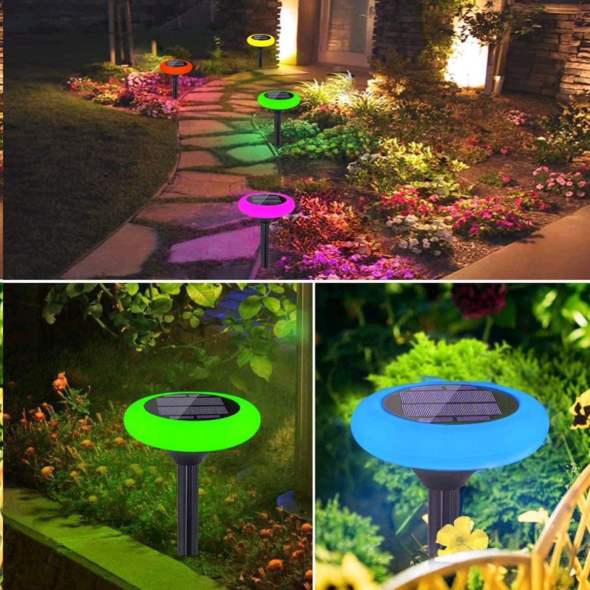 Solar Lawn Lamp Garden Garden Rainproof  Floor Lamp