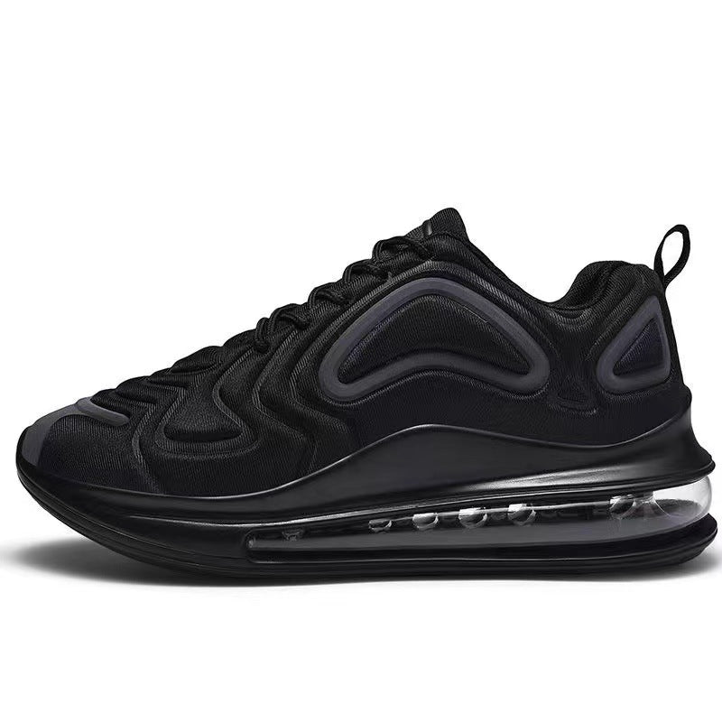 Air Cushion Black Shoes Men Outdoor Breathable  Lace-up Sneakers Running air max 720 styles