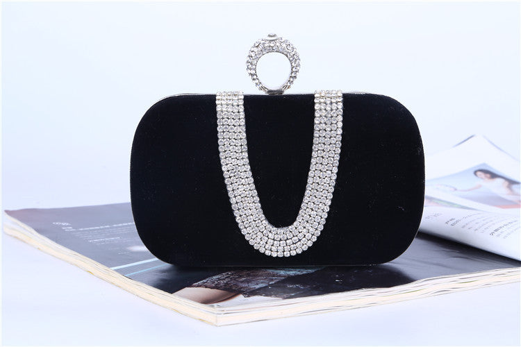 ELEANOR DIAMOND LUXURY CLUTCH BAG