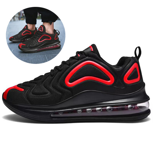 Air Cushion Black Shoes Men Outdoor Breathable  Lace-up Sneakers Running air max 720 styles