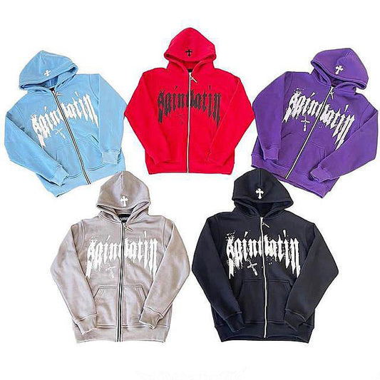 Full Face Zipper Hoodie