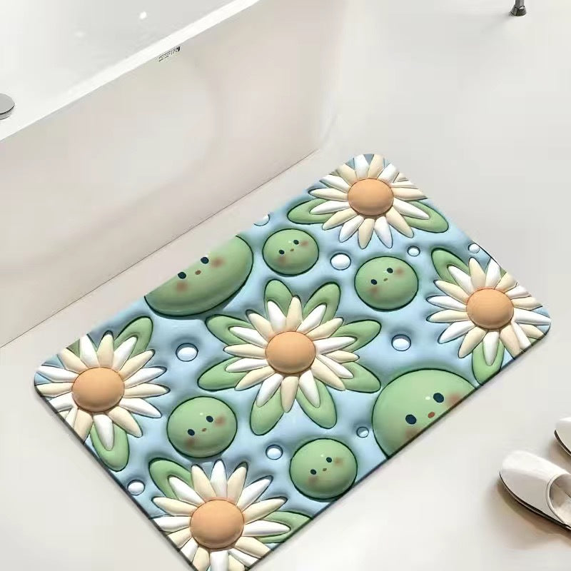 Bathroom Bathroom Diatom Mud Floor Mat