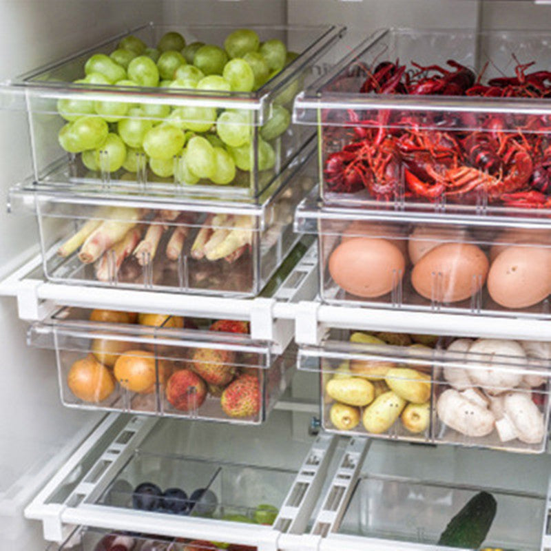 Refrigerator Storage Basket Drawer Storage Box