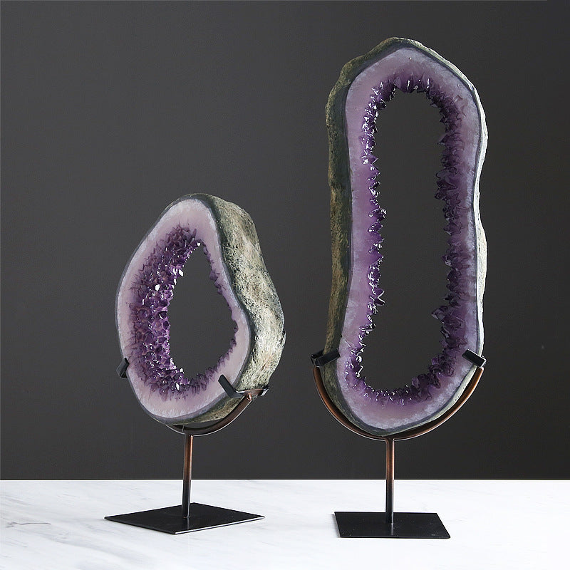 Creative Modern Minimalist Porch Amethyst Decorative Ornaments