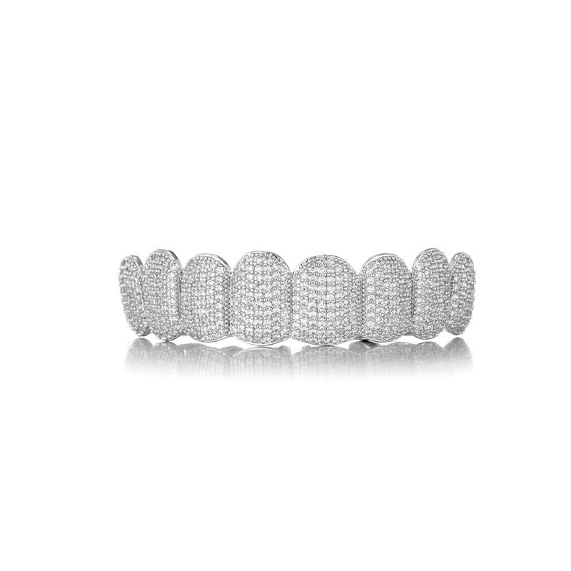 Dianyi Jewelry Full Diamond Toothset Iced Out Grillz braces