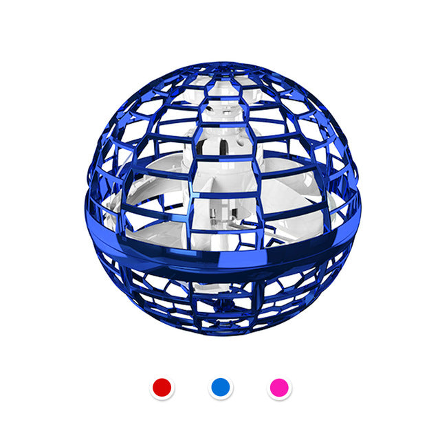 Flying Ball Spinner Toy  Hand 360 Rotating Mini UFO With Light