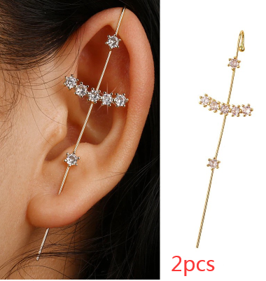 Lightning Piercing Ear Needle Ear Wrap Hook Crawler