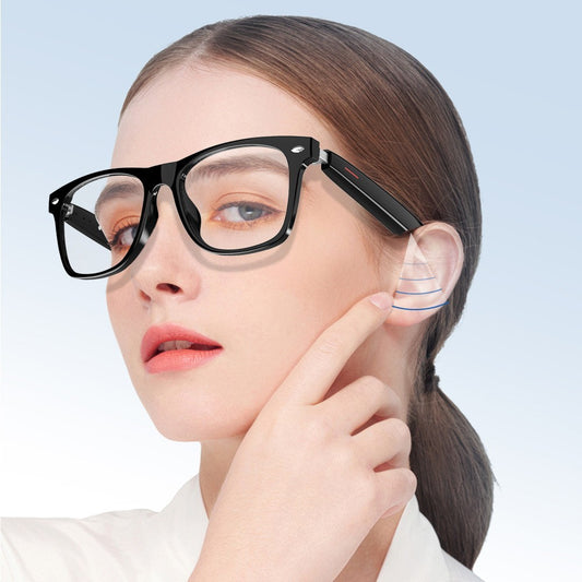 Smart Glasses with discreet  where music play any where touch controls