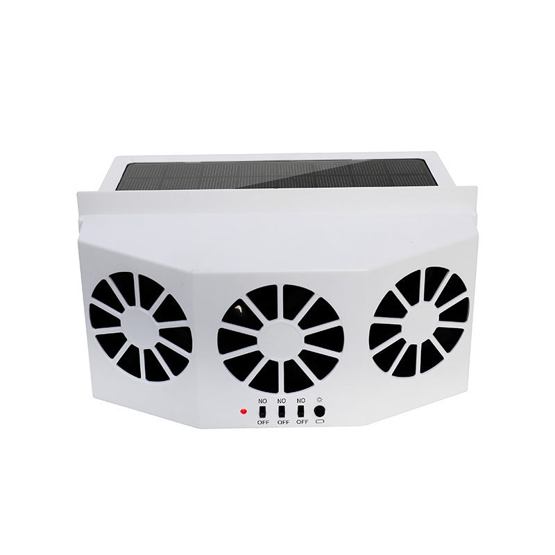 Car Fan Solar Window Sun Powered Car Auto Air Vent Cool Cooling System Radiator Fan Cooling Fan Energy Saving Car Styling Cooler