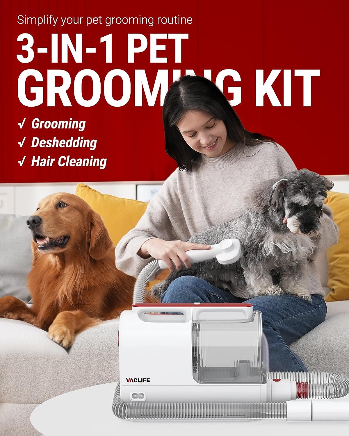 Home pet grooming shedding tool massage comb dog cat