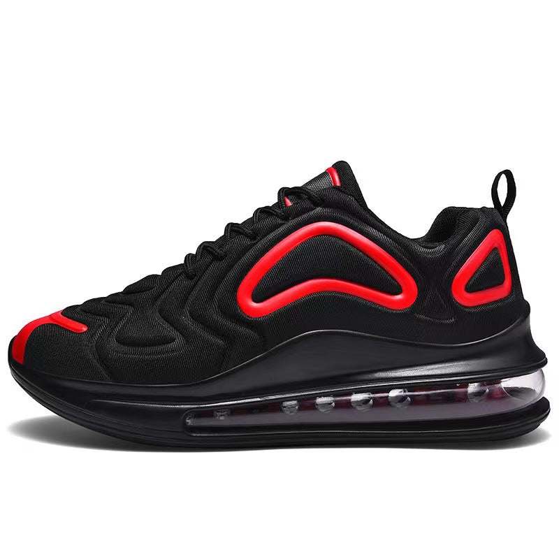 Air Cushion Black Shoes Men Outdoor Breathable  Lace-up Sneakers Running air max 720 styles