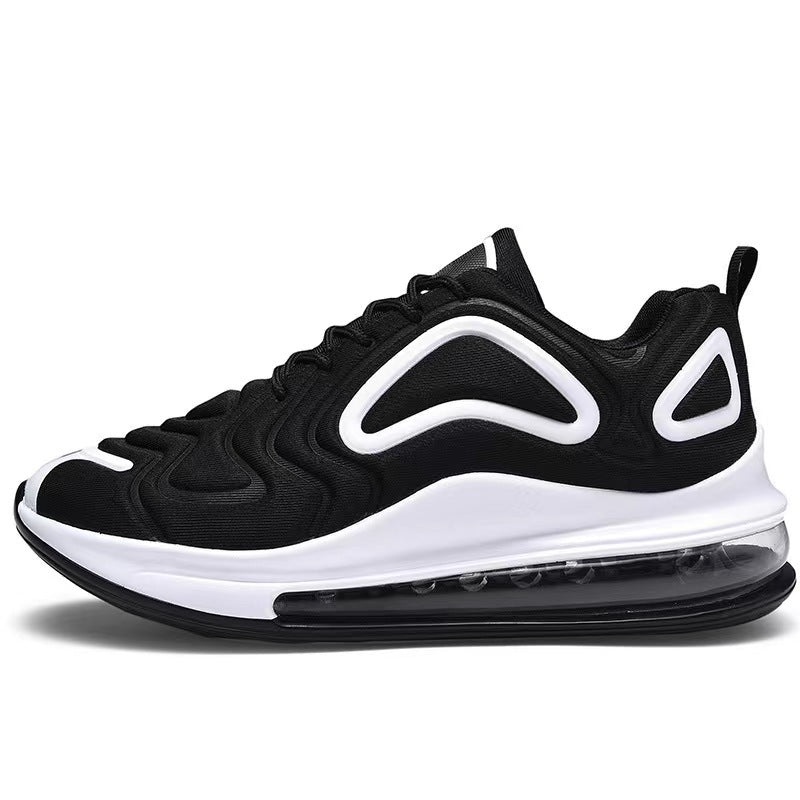 Air Cushion Black Shoes Men Outdoor Breathable  Lace-up Sneakers Running air max 720 styles