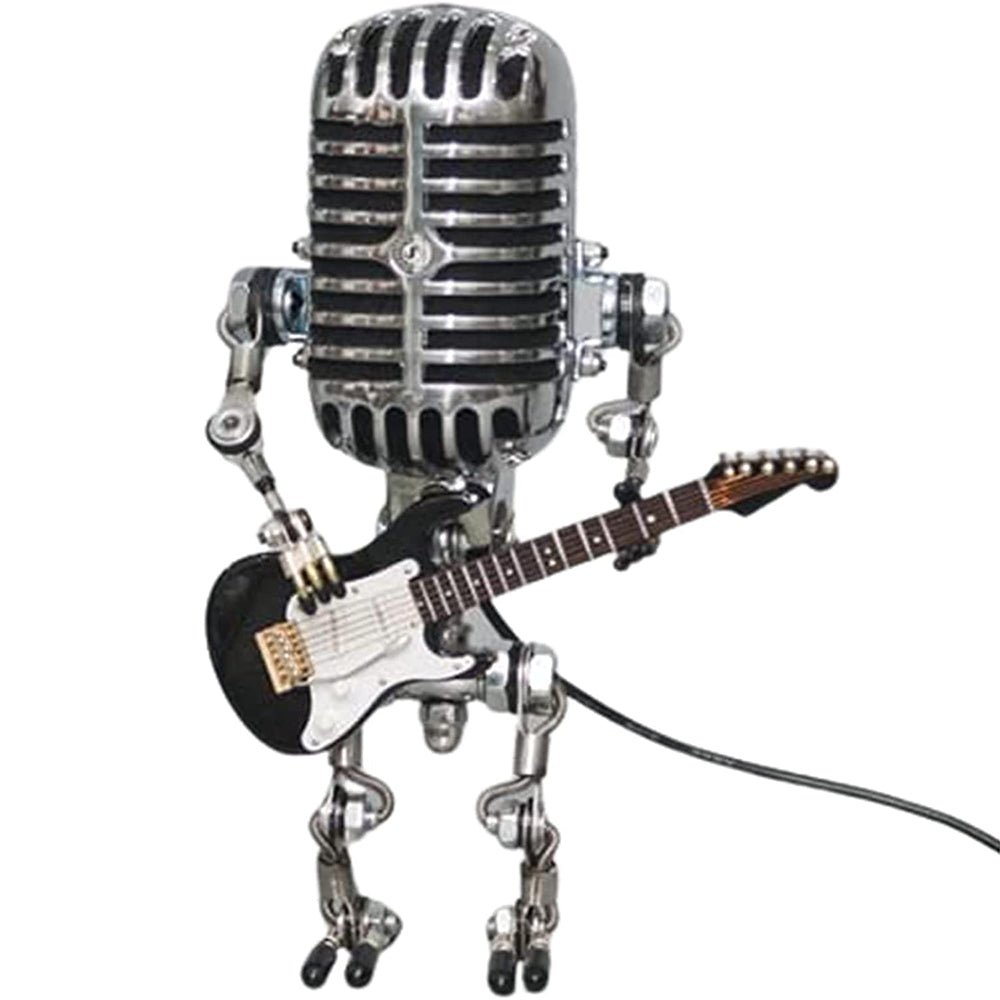 Retro Vintage Microphone Table Lamp Ornament