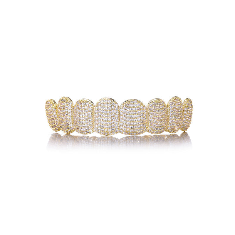 Dianyi Jewelry Full Diamond Toothset Iced Out Grillz braces