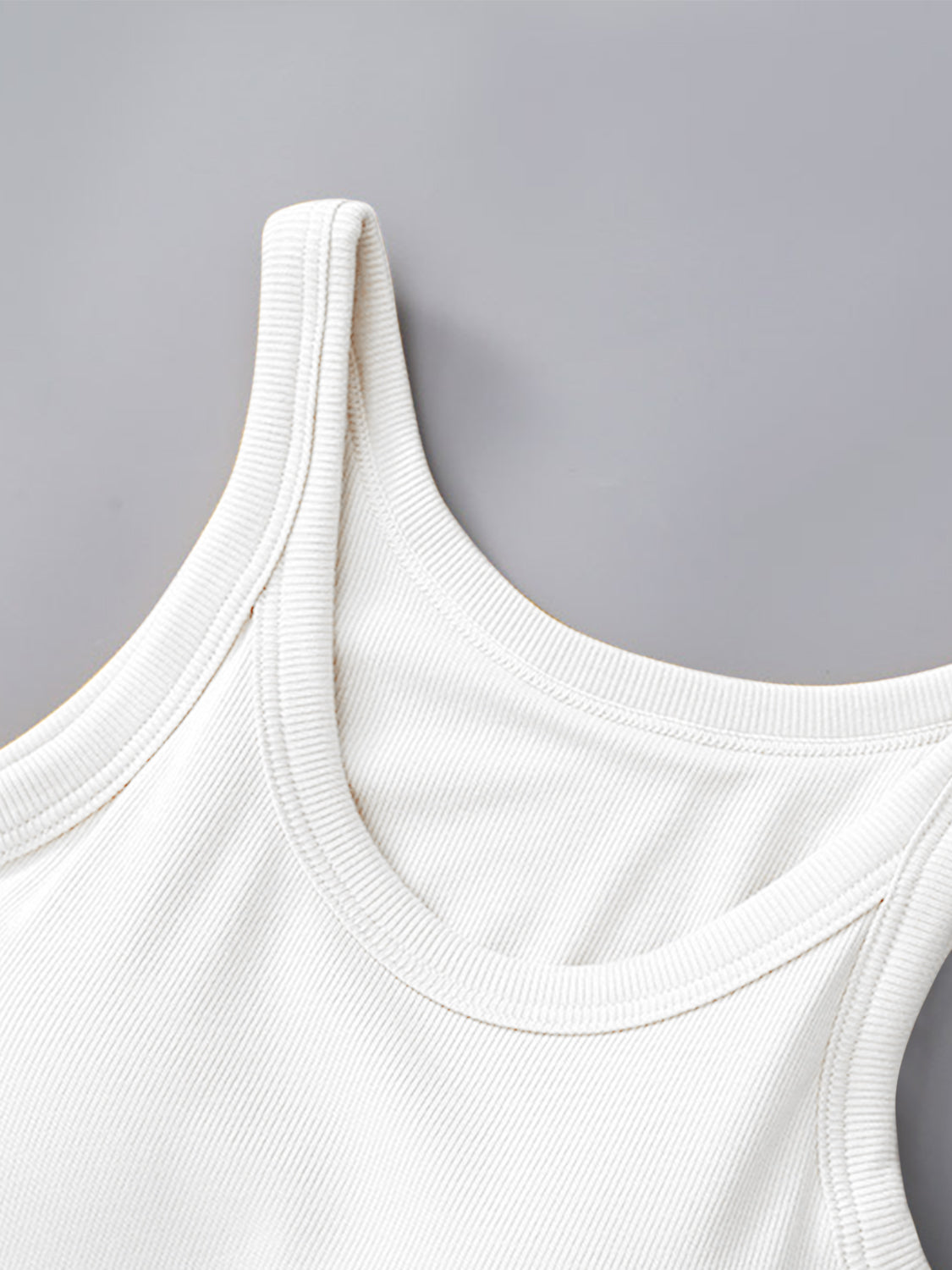 Round Neck Tank with Bra