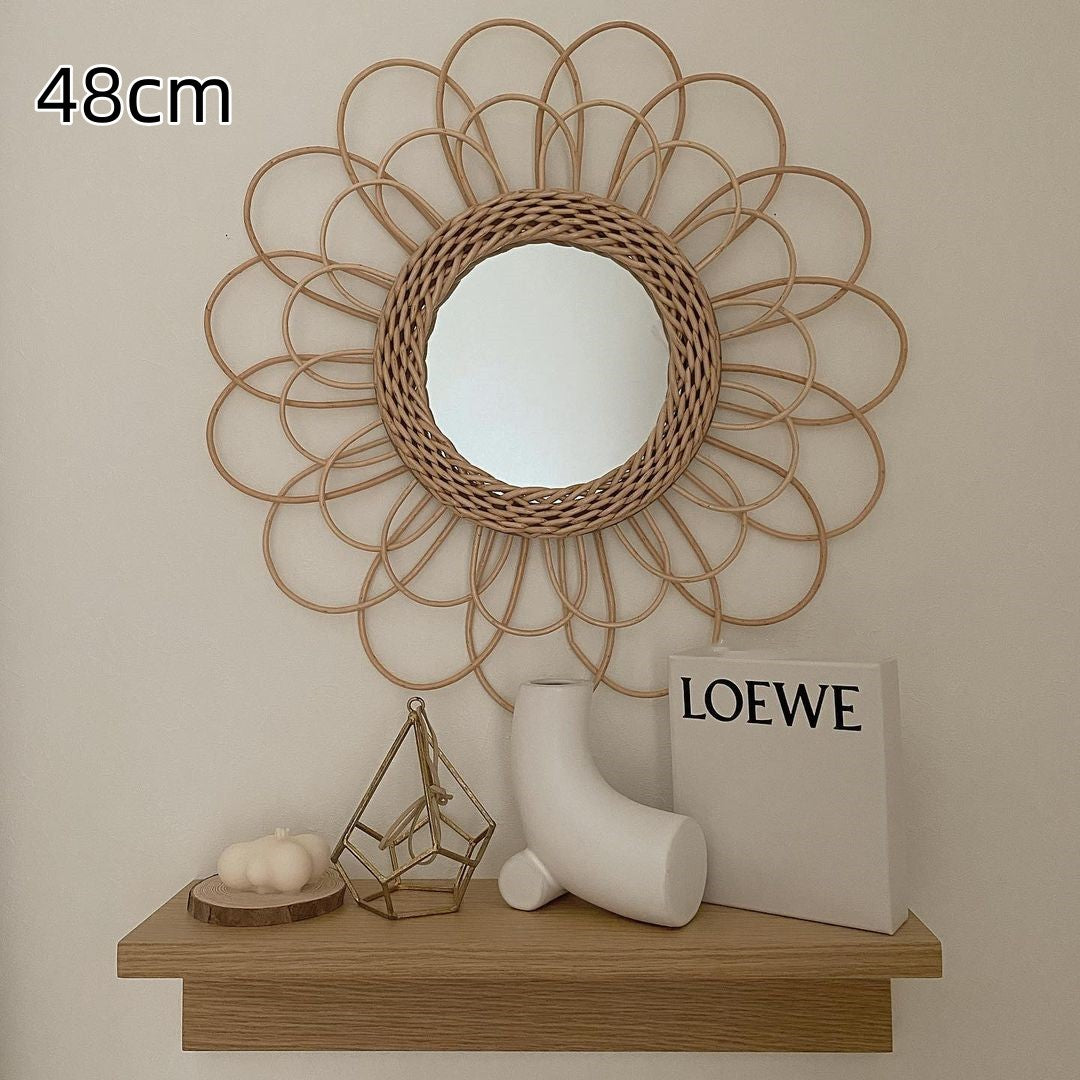 Nadine Rattan Wall Mirror