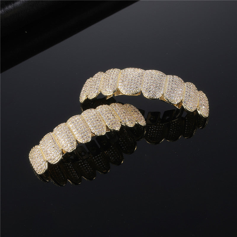 Dianyi Jewelry Full Diamond Toothset Iced Out Grillz braces