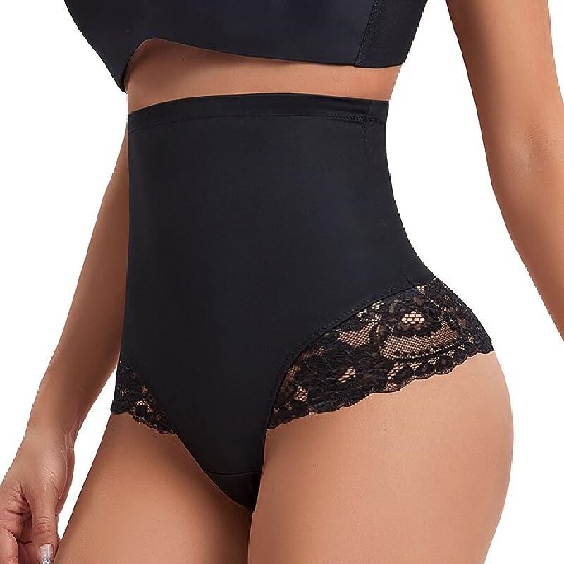 Tummy Control Thong Shapewear For Women Seamless High Waist Shaping Thong