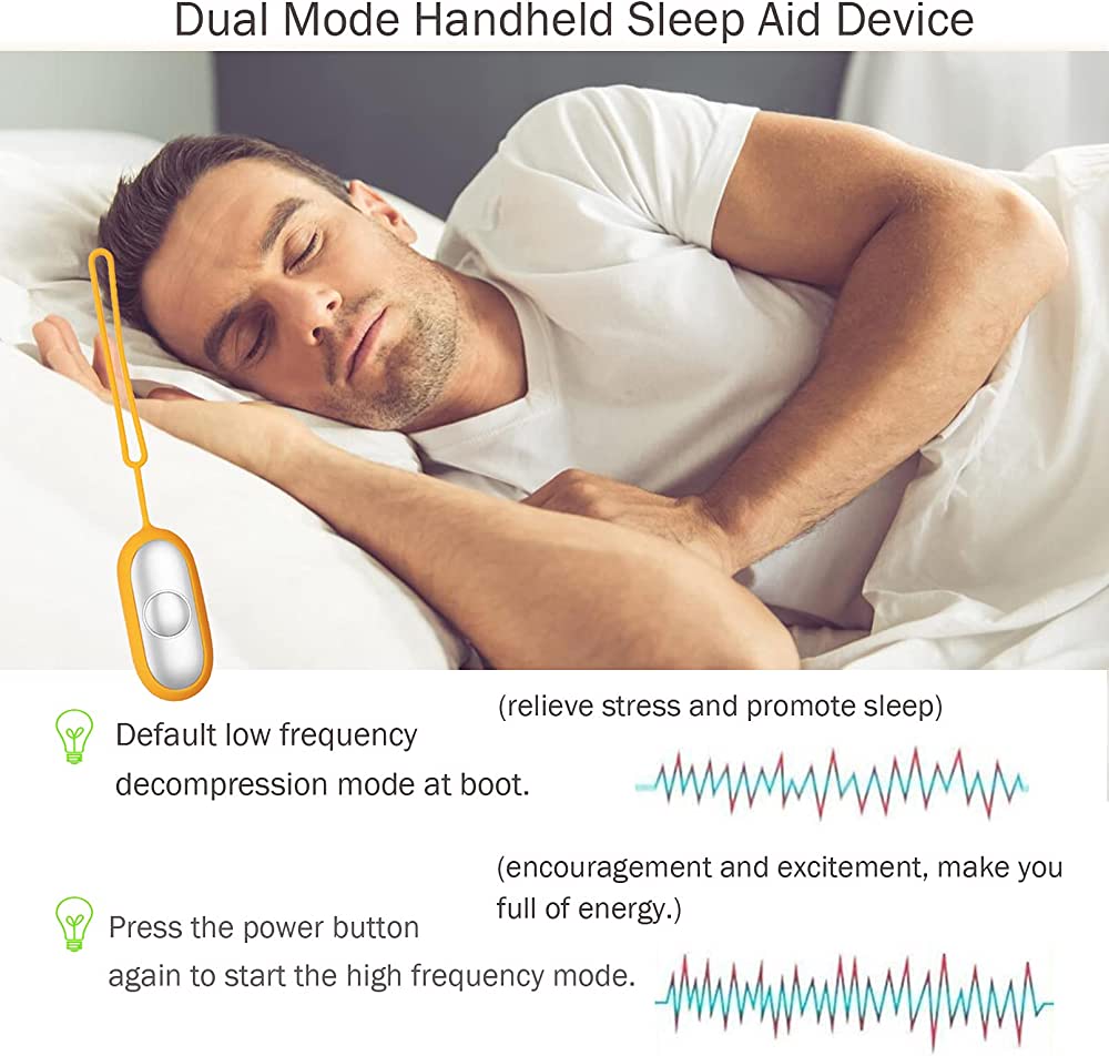 Sleep Aid Hand-held Micro-current Intelligent Relieve Anxiety Depression Fast Sleep Instrument Sleeper Therapy Insomnia Device