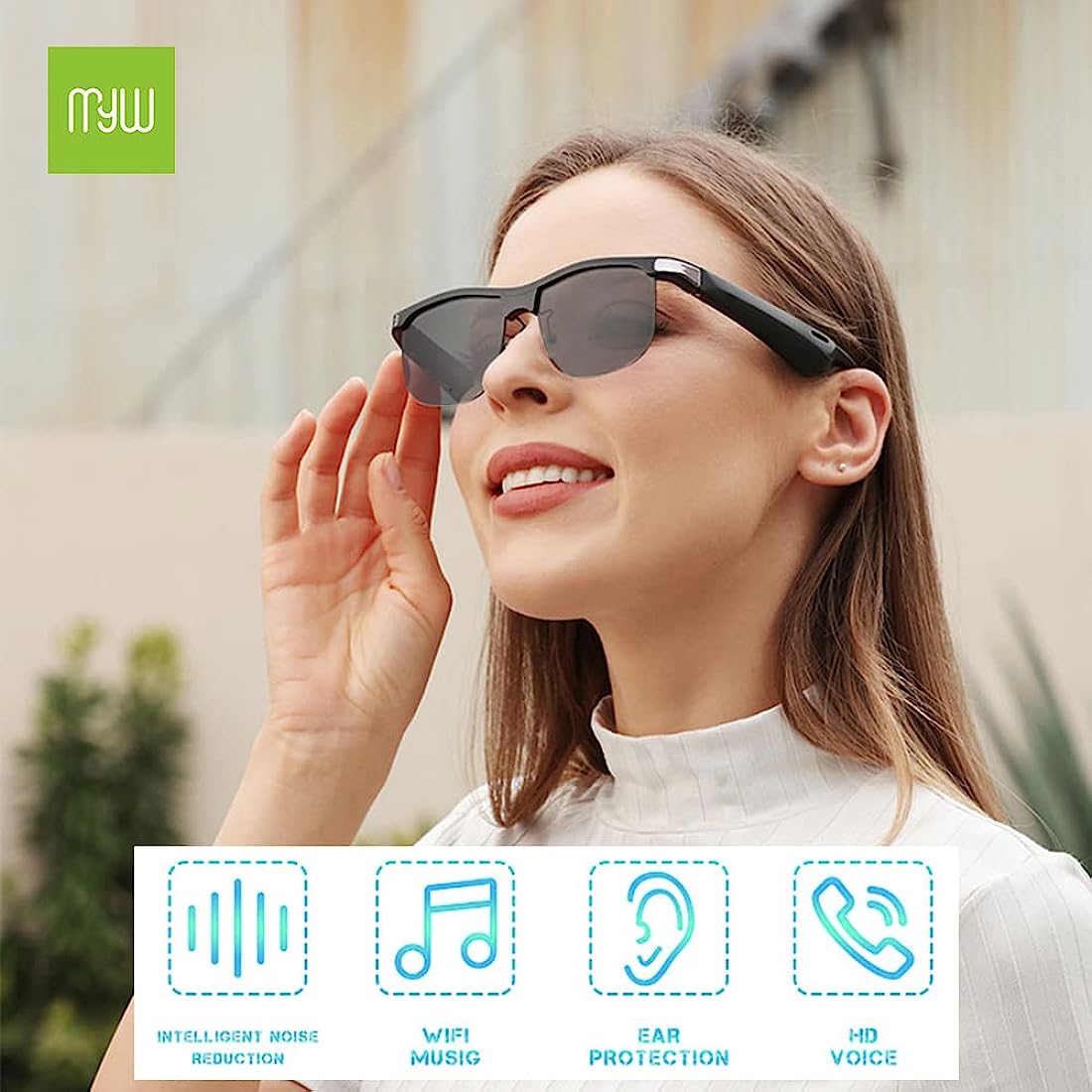 Go Smart Bluetooth sunglasses 5.0 Photosensitive Color change music play and more