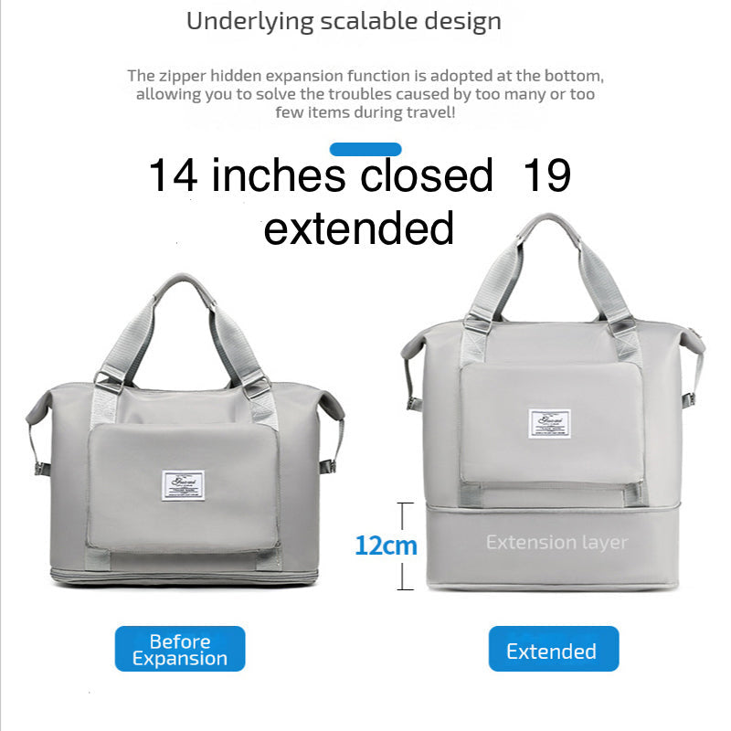 Personal item bag Folding Travel Bags with extender