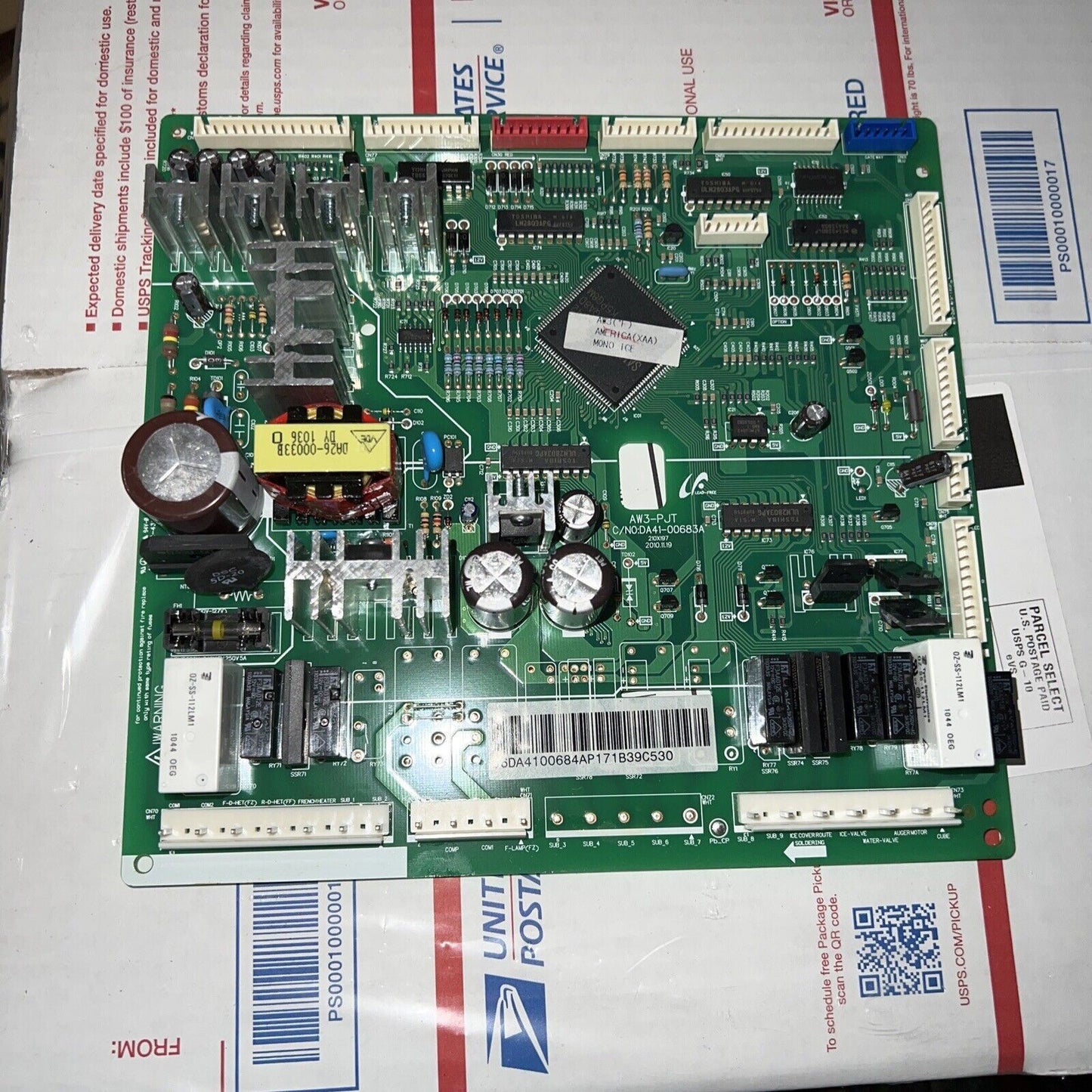 SAMSUNG REFRIGERATOR CONTROL BOARD PART # DA41-00684A DA41-00683A